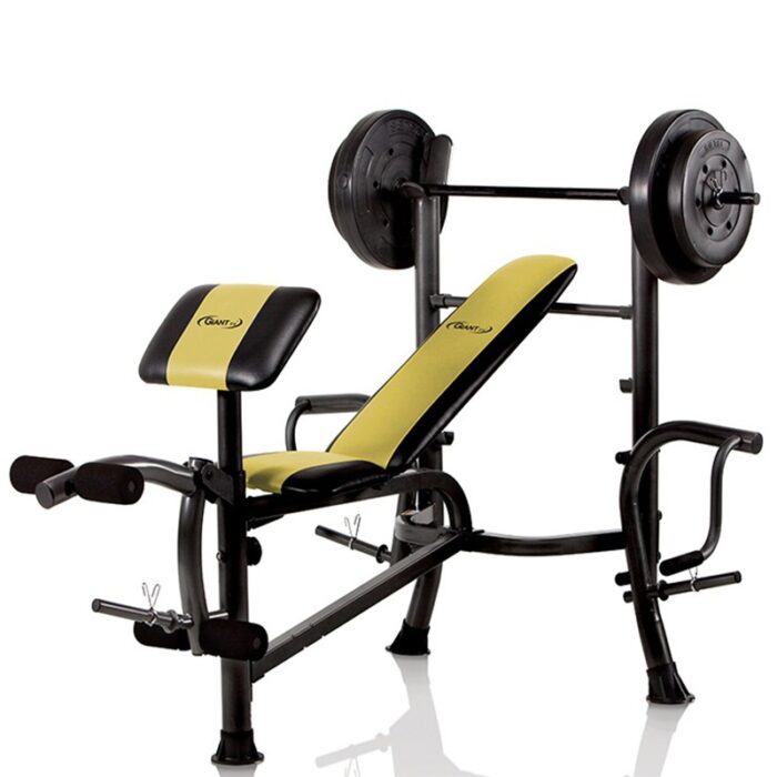 BANC DE MUSCULATION ET POIDS GIANT FIT GF102